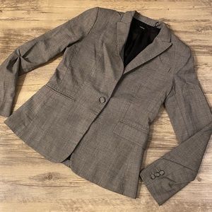 Gray Heathered Theory Blazer